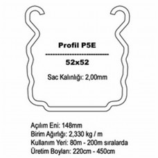 Baş Direk ( P5E-2 Profil Alsace) 220cm